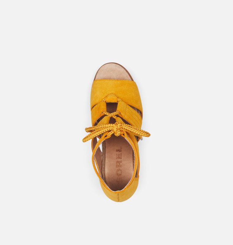Sorel Dam Sandaler Gula - Joanie™ Ii Lace Wedge - WYI-691784